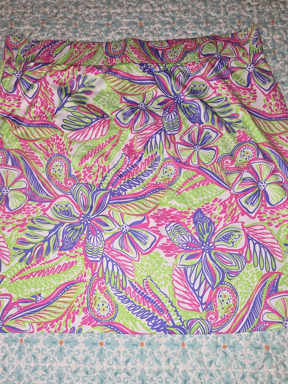 *NWOT* Lilly Pulitzer Pink, Green & Purple Floral Skort